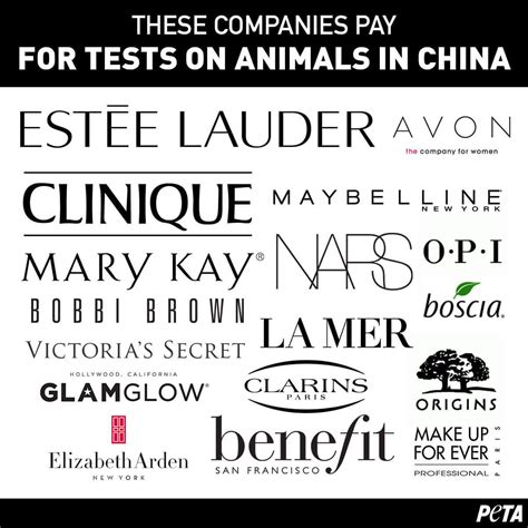 peta brands that test on animals dior|Companies That Do Test on Animals .